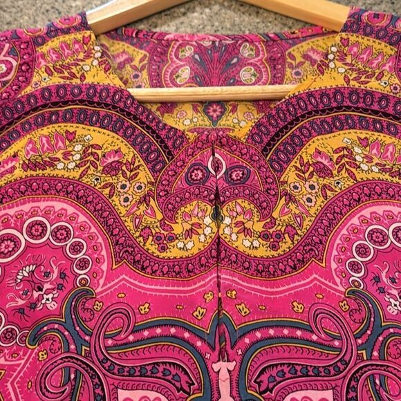 CALYPSO ST. BARTH 100% Silk Shift Mini Dress - Picture 10 of 13